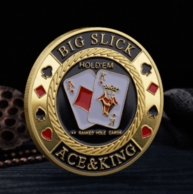 Las Vegas Poker Chips Lucky Press Coins (Style: Style12)