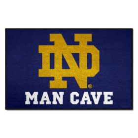 Notre Dame Man Cave Starter Rug 19"x30" (SKU: 14580)